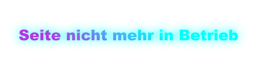 Seite nicht mehr in Betrieb